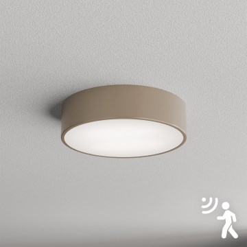Brilagi - Plafon z czujnikiem CLARE 2xE27/40W/230V śr. 30 cm beżowy