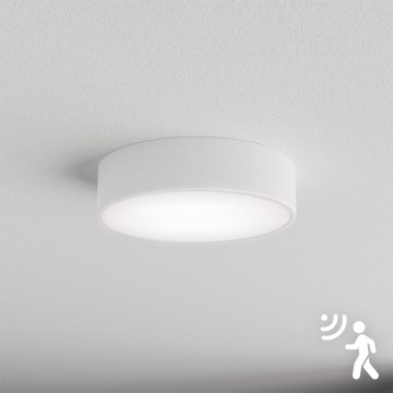 Brilagi - Plafon z czujnikiem CLARE 2xE27/40W/230V śr. 30 cm biały