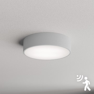 Brilagi - Plafon z czujnikiem CLARE 2xE27/40W/230V śr. 30 cm szary