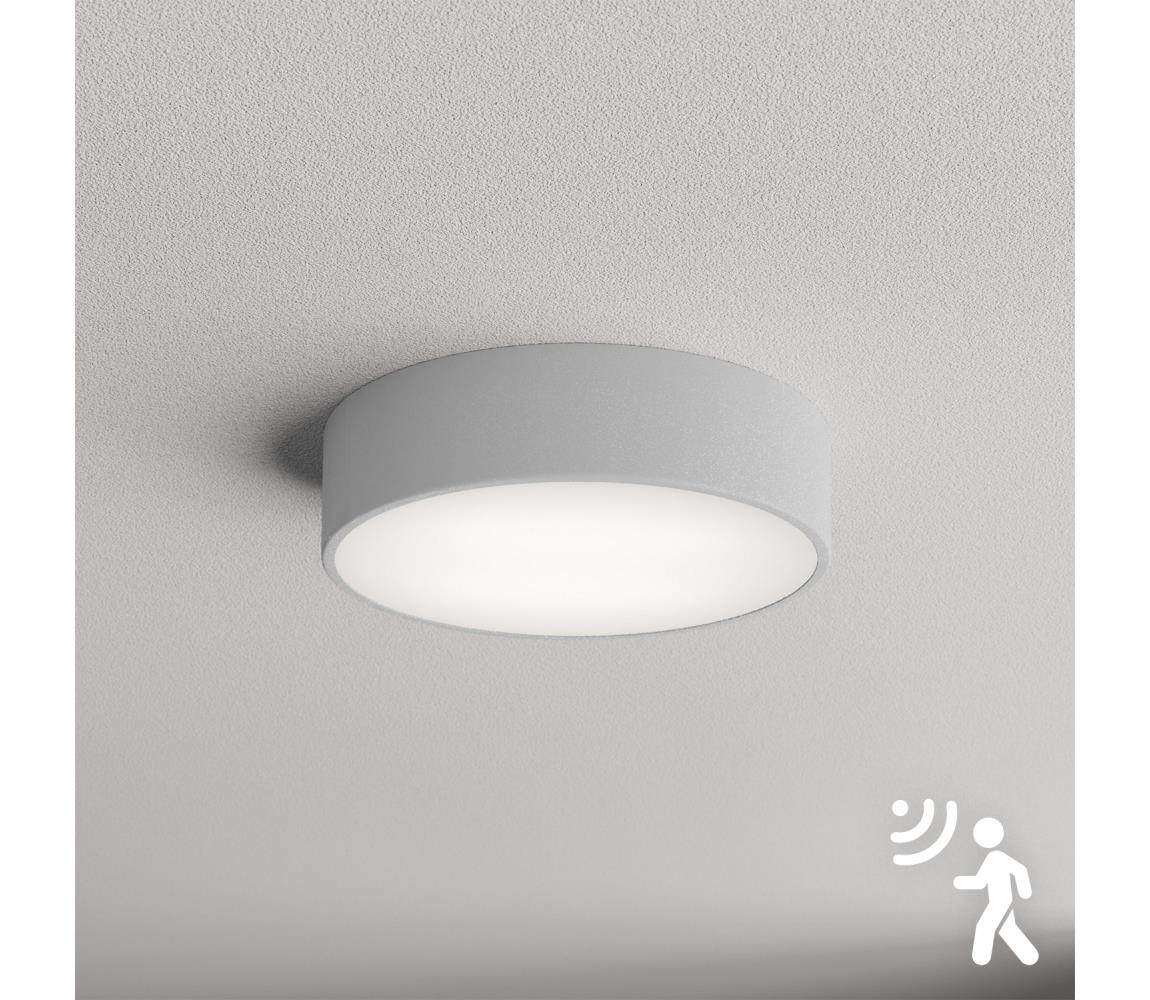 Brilagi - Plafon z czujnikiem CLARE 2xE27/40W/230V śr. 30 cm szary