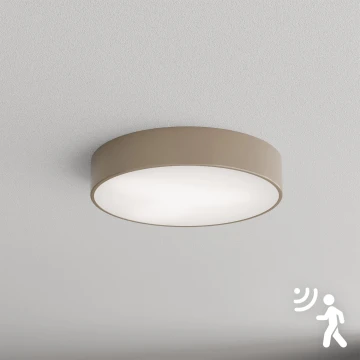 Brilagi - Plafon z czujnikiem CLARE 3xE27/40W/230V śr. 40 cm beżowy