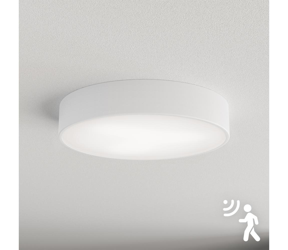Brilagi - Plafon z czujnikiem CLARE 3xE27/40W/230V śr. 40 cm biały