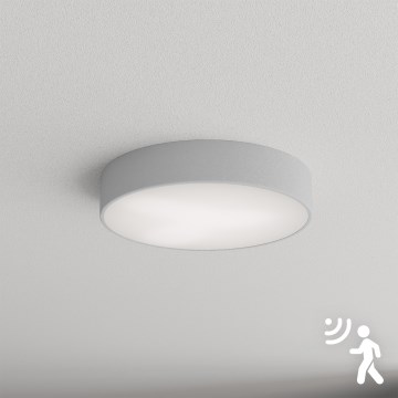 Brilagi - Plafon z czujnikiem CLARE 3xE27/40W/230V śr. 40 cm szary