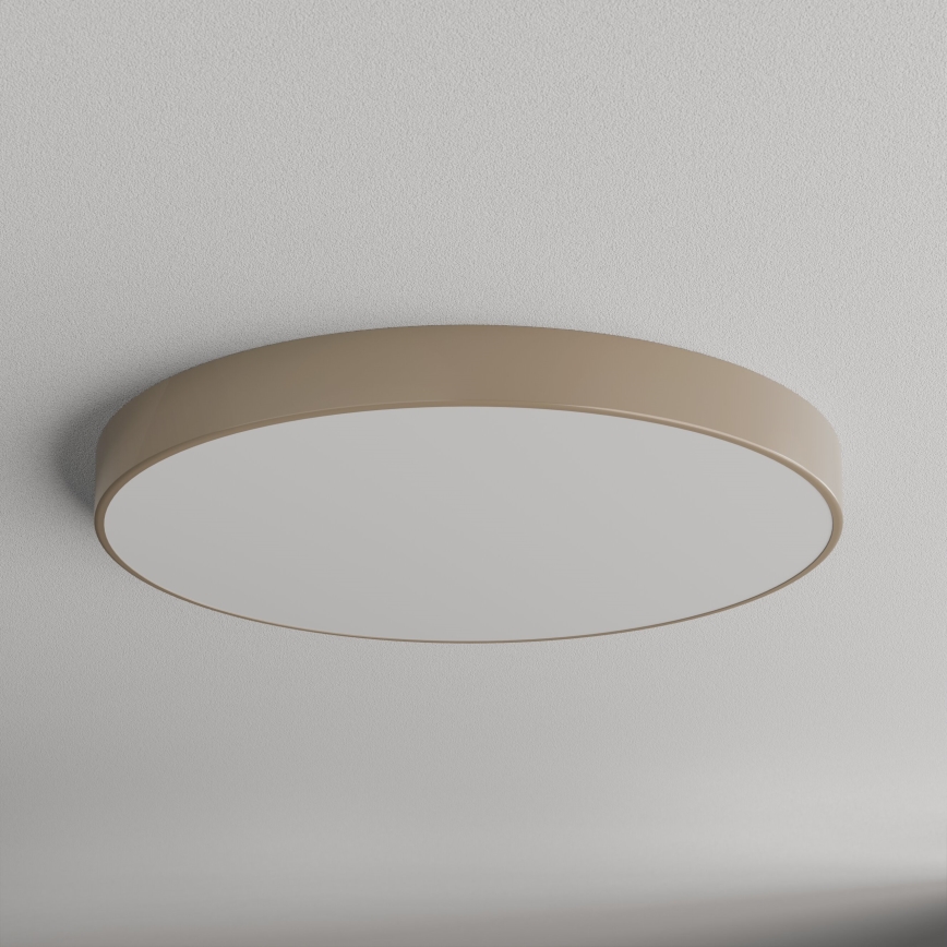 Brilagi - Plafon z czujnikiem CLARE 6xE27/24W/230V śr. 80 cm beżowy