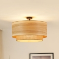 BRILAGI - Plafoniera MONTANA BOHO 1xE27/15W/230V śr. 60 cm brązowa