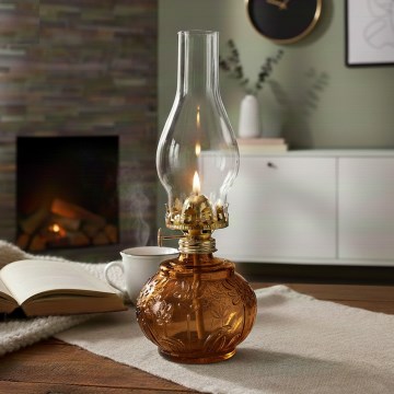 Brilagi - Pomarańczowa lampa naftowa MERLIN