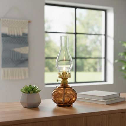 BRILAGI - Pomarańczowa lampa naftowa MERLIN
