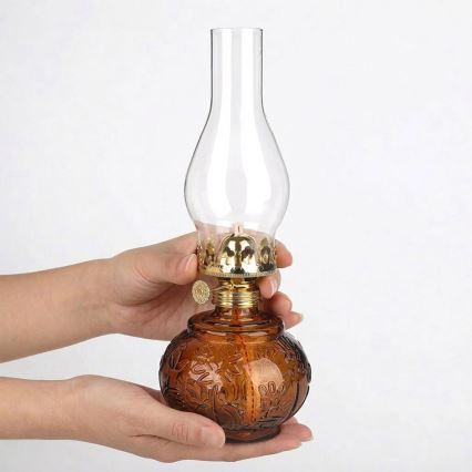 BRILAGI - Pomarańczowa lampa naftowa MERLIN