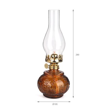 BRILAGI - Pomarańczowa lampa naftowa MERLIN