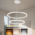 Brilagi - PORTOFINO Żyrandol LED ściemnialny na linkach LED/98W/230V 3000-6000K Ø 80 cm biały + pilot zdalnego sterowania