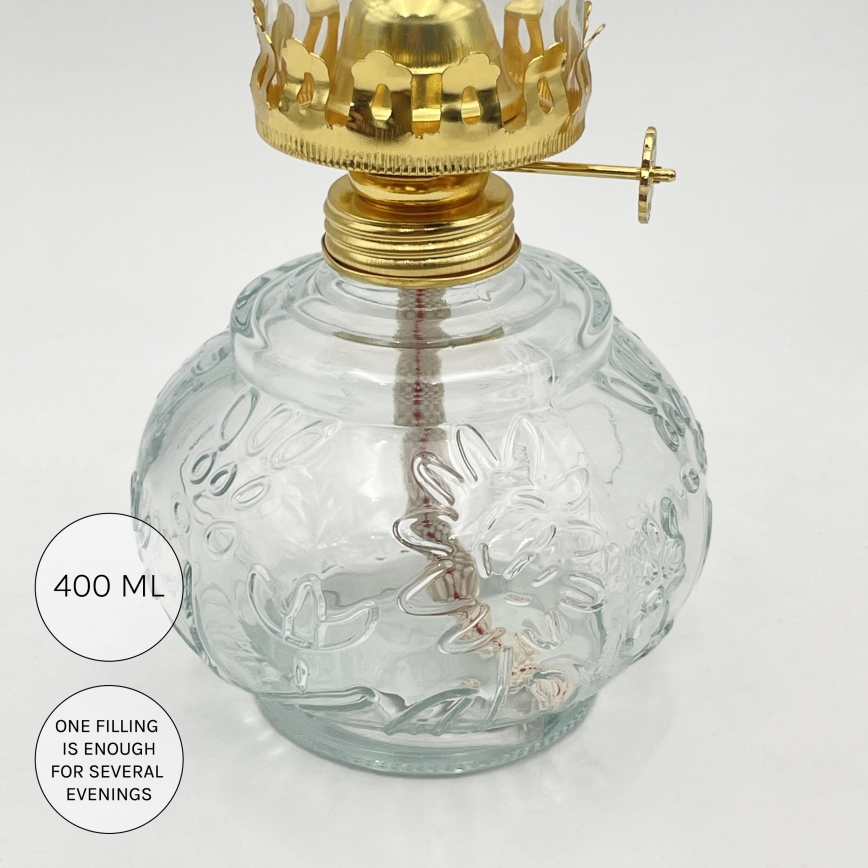 Brilagi - Przezroczysta lampa naftowa MERLIN