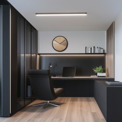 Brilagi - Przysufitowa oprawa LED FULLDAY LED/20/30/40W/230V 2700/4000/6000K 120 cm UGR19 czarna