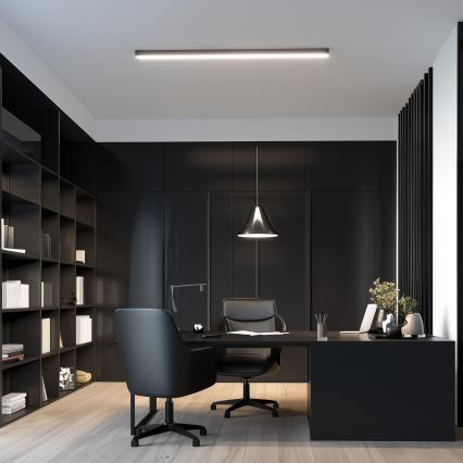 Brilagi - Przysufitowa oprawa LED FULLDAY LED/20/30/40W/230V 2700/4000/6000K 120 cm UGR19 czarna