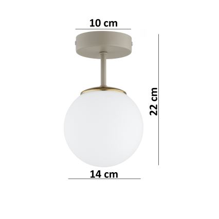 Brilagi - Przysufitowy żyrandol 1xE27/60W/230V beżowy/złoty