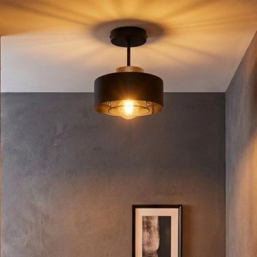 Brilagi - Przysufitowy żyrandol 1xE27/60W/230V czarny/złoty