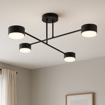 Brilagi - Przysufitowy żyrandol 4xGX53/12W/230V czarny