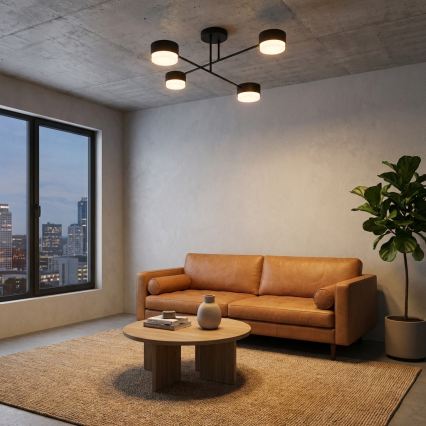 Brilagi - Przysufitowy żyrandol 4xGX53/12W/230V czarny