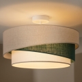 Brilagi - Przysufitowy żyrandol ARROW 1xE27/60W/230V śr. 45 cm beżowy/zielony/biały