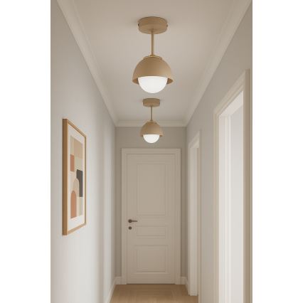 Brilagi - Przysufitowy żyrandol COSMO 1xE27/60W/230V beżowy/złoty