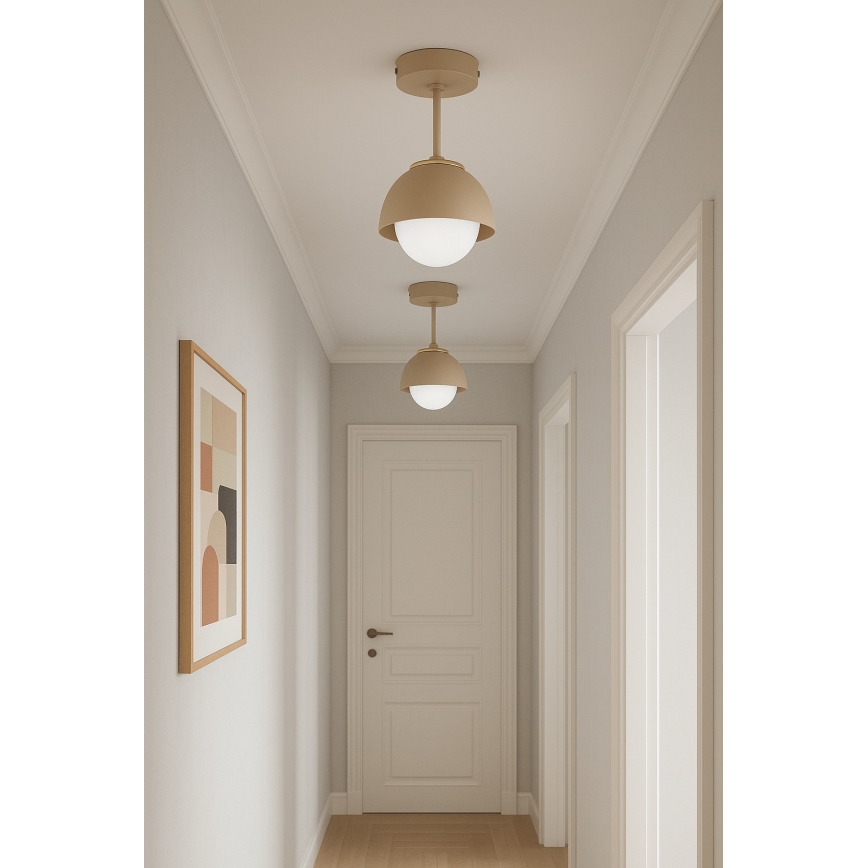 Brilagi - Przysufitowy żyrandol COSMO 1xE27/60W/230V beżowy/złoty