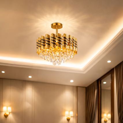 Brilagi - Przysufitowy żyrandol CRISTAL 5xE14/40W/230V śr. 38 cm