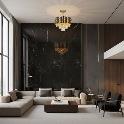 Brilagi - Przysufitowy żyrandol CRISTAL 5xE14/40W/230V śr. 38 cm