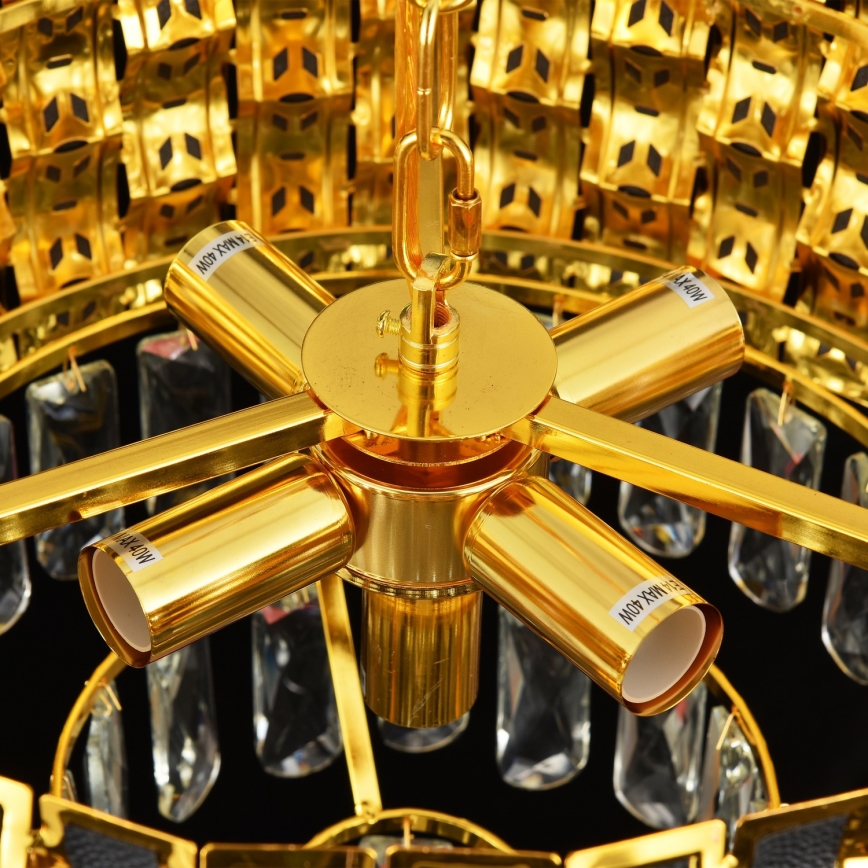 Brilagi - Przysufitowy żyrandol CRISTAL 5xE14/40W/230V śr. 38 cm