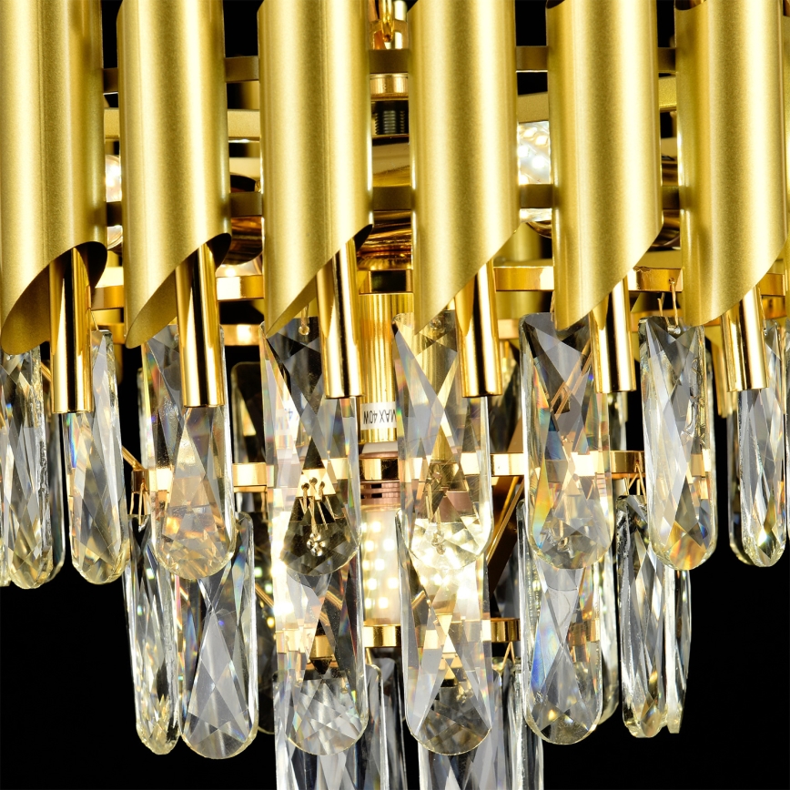 Brilagi - Przysufitowy żyrandol ECLIPSE 5xE14/10W/230V śr. 38 cm złoty