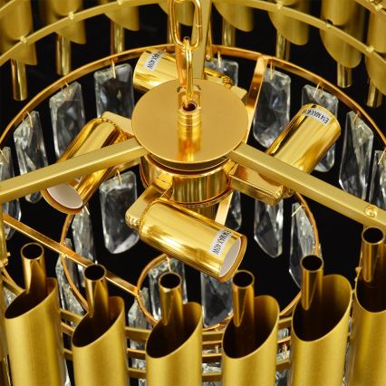 Brilagi - Przysufitowy żyrandol ECLIPSE 5xE14/10W/230V śr. 38 cm złoty