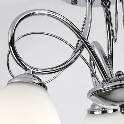 Brilagi - Przysufitowy żyrandol FRED 3xE27/60W/230V śr. 59 cm chrom błyszczący