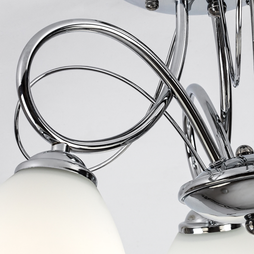 Brilagi - Przysufitowy żyrandol FRED 3xE27/60W/230V śr. 59 cm chrom błyszczący