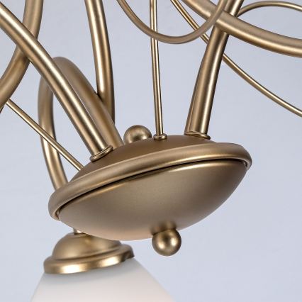 Brilagi - Przysufitowy żyrandol FRED 3xE27/60W/230V Ø 59 cm złoty