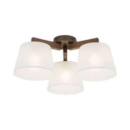 Brilagi - Przysufitowy żyrandol LATTE 3xE27/15W/230V sosna/biały