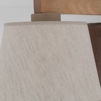 Brilagi - Przysufitowy żyrandol LATTE 3xE27/15W/230V sosna/mix