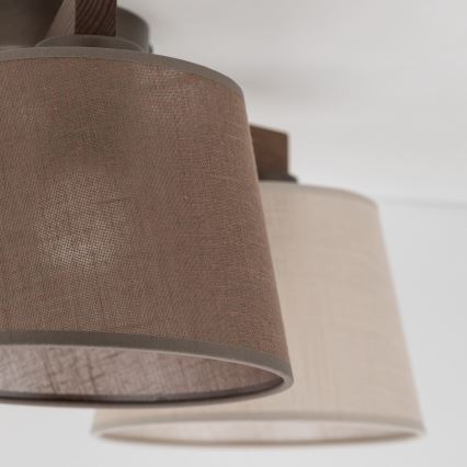 Brilagi - Przysufitowy żyrandol LATTE 3xE27/15W/230V sosna/mix