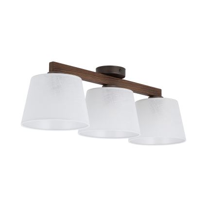 Brilagi - Przysufitowy żyrandol LATTE 3xE27/60W/230V sosna/biała
