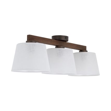 Brilagi - Przysufitowy żyrandol LATTE 3xE27/60W/230V sosna/biała