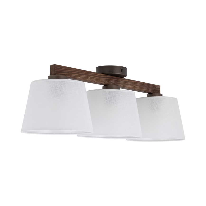 Brilagi - Przysufitowy żyrandol LATTE 3xE27/60W/230V sosna/biała