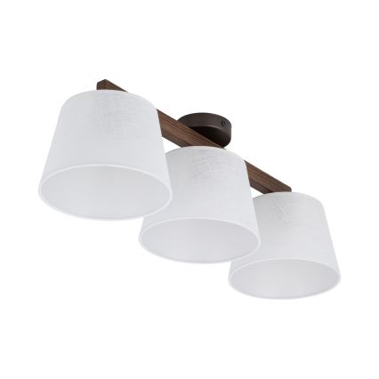 Brilagi - Przysufitowy żyrandol LATTE 3xE27/60W/230V sosna/biała