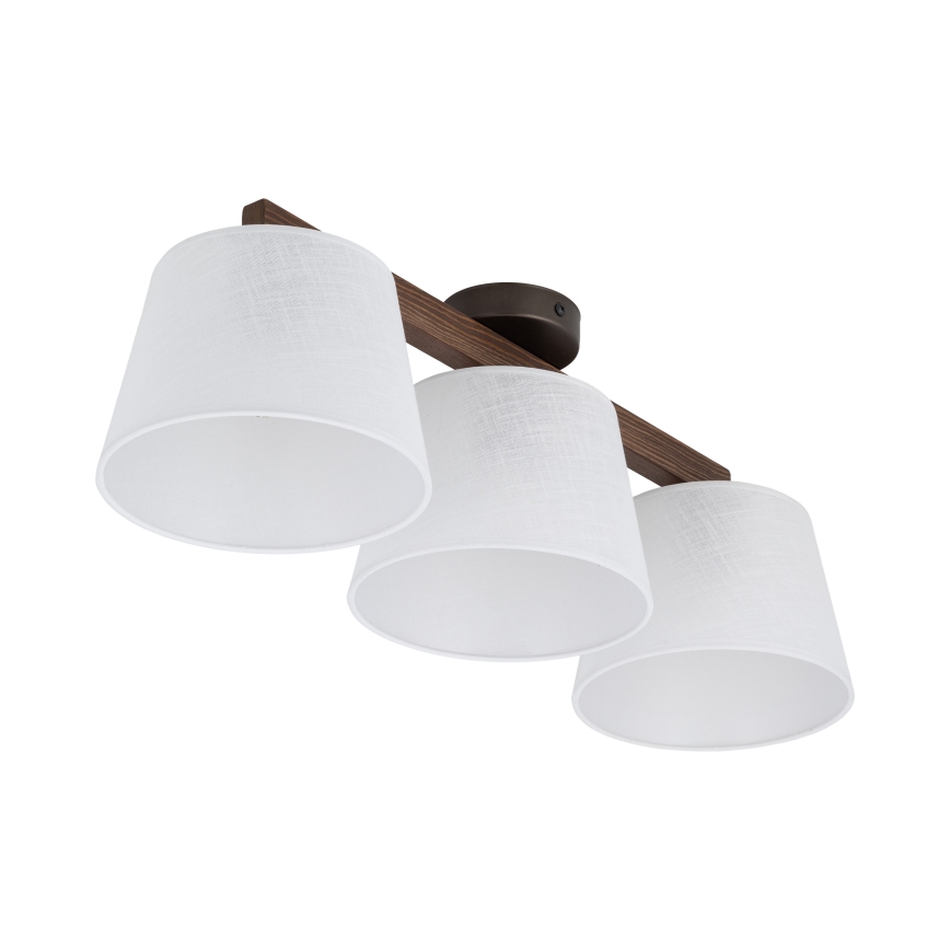 Brilagi - Przysufitowy żyrandol LATTE 3xE27/60W/230V sosna/biała
