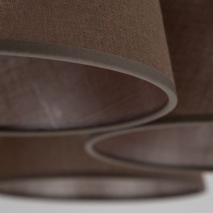 Brilagi - Przysufitowy żyrandol LATTE 5xE27/15W/230V sosna/brązowy