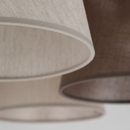 Brilagi - Przysufitowy żyrandol LATTE 5xE27/15W/230V sosna/mix