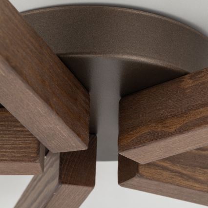 Brilagi - Przysufitowy żyrandol LATTE 5xE27/15W/230V sosna/mix