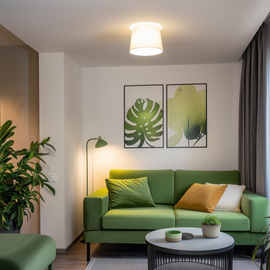 Brilagi - Przysufitowy żyrandol LED CERIA 1xE27/40W/230V Ø 30 cm beżowy