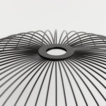 Brilagi - Przysufitowy żyrandol LED CERIA WIRE 1xE27/40W/230V śr. 60 cm czarny/dąb