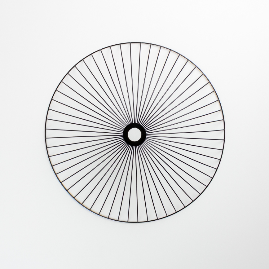 Brilagi - Przysufitowy żyrandol LED CERIA WIRE 1xE27/40W/230V śr. 60 cm czarny/dąb