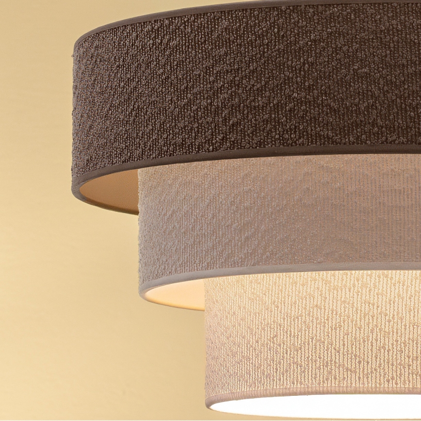 Brilagi - Przysufitowy żyrandol LUNETA 1xE27/60W/230V śr. 40 cm szary/kremowy/biały