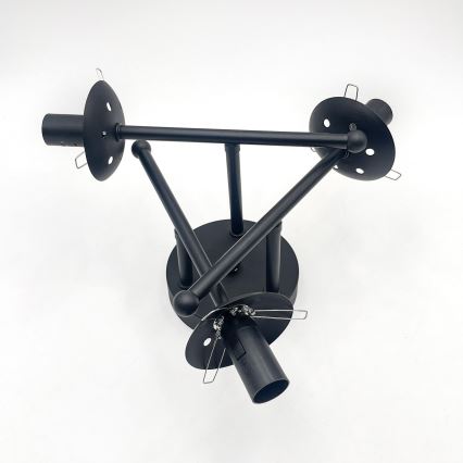 Brilagi - Przysufitowy żyrandol MALIVA 3xE14/15W/230V czarny/biały