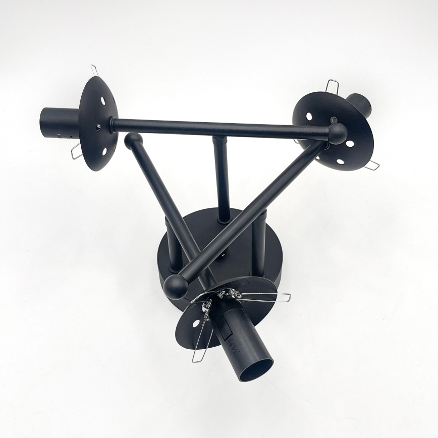 Brilagi - Przysufitowy żyrandol MALIVA 3xE14/15W/230V czarny/dymiony