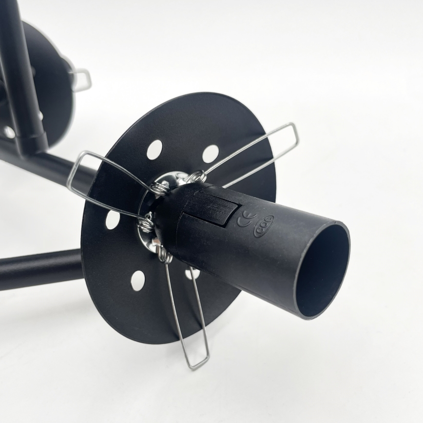 Brilagi - Przysufitowy żyrandol MALIVA 3xE14/15W/230V czarny/dymiony